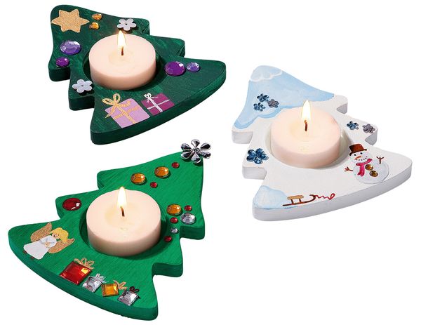 Teelicht, Weihnachtsdeko, Ceramic, Weihnachtsbaum, Votivkerze