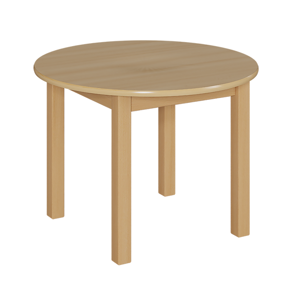 Rundtisch, 100 cm, Dekor Birke, Zarge, Tischbeine aus Holz Rundtisch, 100 cm, Dekor Birke, Zarge, Tischbeine aus Holz