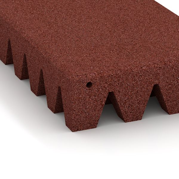 Fallschutzplatte halbe Platte (50 x 25 cm), 2 Stück versch. Farben & Plattenstärken für Fallhöhen