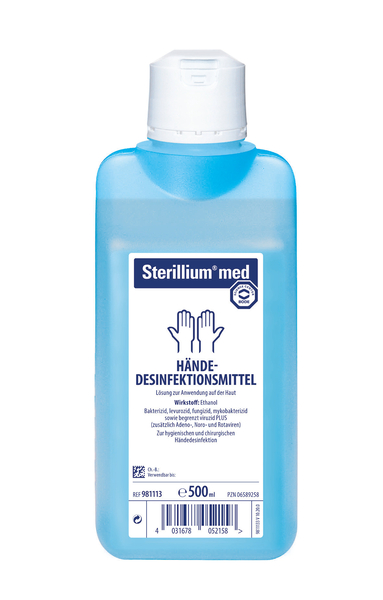 Händedesinfektion, Desinfektionsmittel, Hygiene, Handreiniger, Flasche