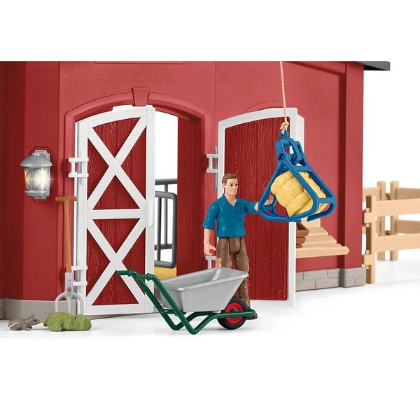 Schleich® Große Farm mit Tieren und Zubehör, 64 Teile