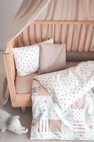 JULIUS ZÖLLNER Bettwäsche Patch Blue, 100x135 cm JULIUS ZÖLLNER Bettwäsche Patch Blue, 100x135 cm