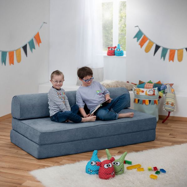 Faltsofa Cosmos mini, Sitzhöhe 23 cm, Stoff & Farbe wählbar