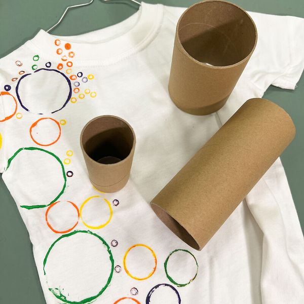 T-Shirt zum Bemalen, 6 Stück, Größe wählbar