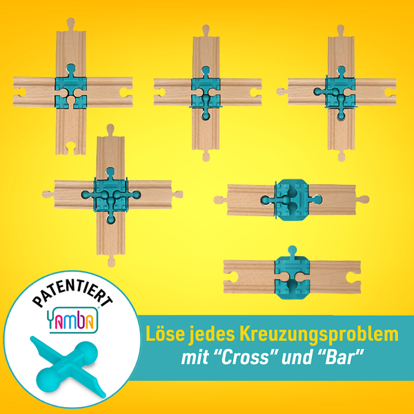 KiGa-Schienen & Verbinder Set, 105 Teile, ab 3 Jahre