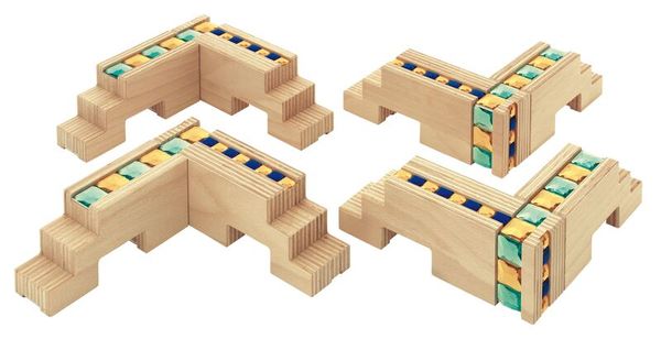 REGENBOGENLAND Smaragd Winkel, 4 Bausteine + Kasten REGENBOGENLAND Smaragd Winkel, 4 Bausteine + Kasten