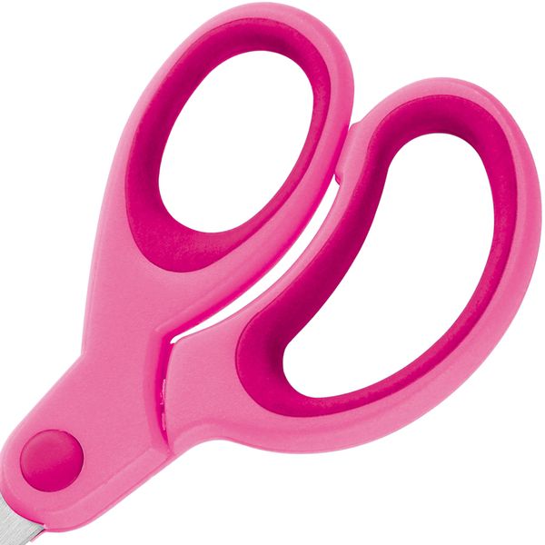 Schere, Schneidende Klinge, KinderSchere, Sicherheitsgriff, Pink