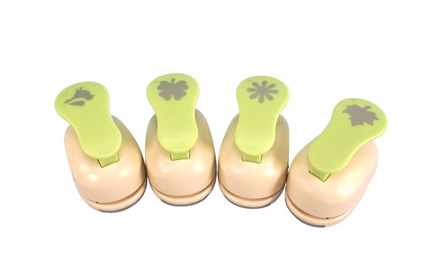 Motivstanzer & Konfettilocher, Natur, 4 Stück, Motiv ca. 3,8 cm  Motivstanzer & Konfettilocher, Natur, 4 Stück, Motiv ca. 3,8 cm