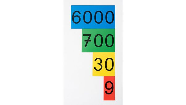 Magnetische Stellenwertkarten, 40-teiliges Set