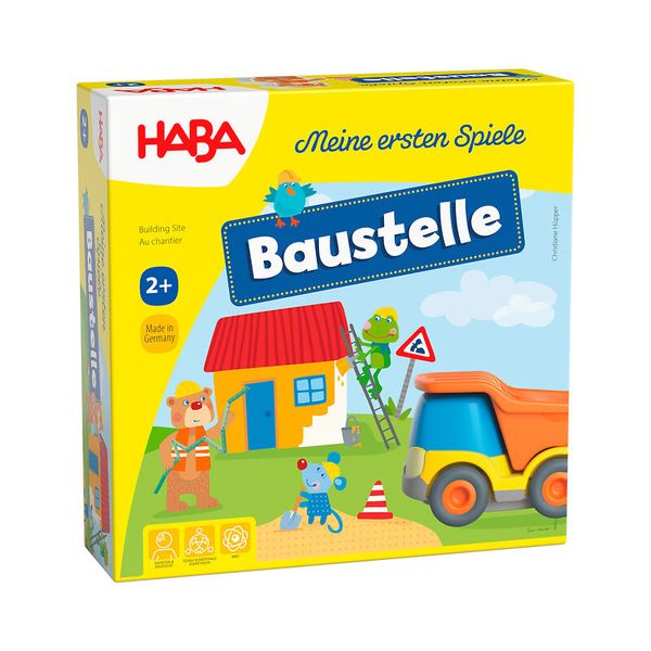 HABA Meine ersten Spiele - Baustelle, ab 2 Jahre, Spieldauer 10 Minuten HABA Meine ersten Spiele - Baustelle, ab 2 Jahre, Spieldauer 10 Minuten