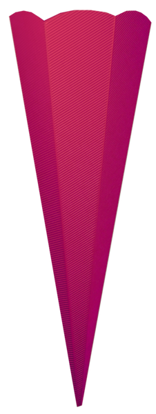 Geschwister-Schultüten-Rohling, eckig, aus E-Wellpappe, 35 cm, 10 Stück, Farbe wählbar