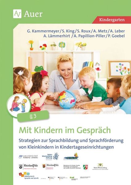 Kindergruppe, Kinderbuch, Globus, Kinder lernen, Kinderbetreuung
