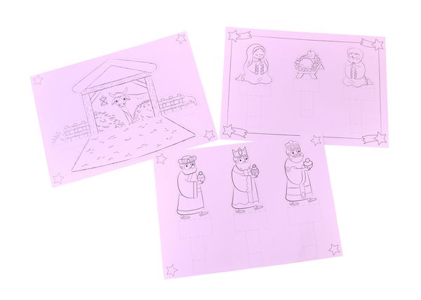 Blanko Prickelvorlagen Weihnachtskrippe Blanko Prickelvorlagen Weihnachtskrippe