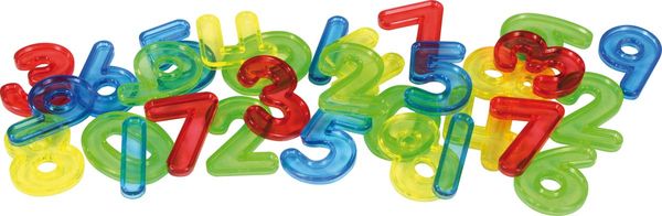 Transparente Zahlen 30 Stück