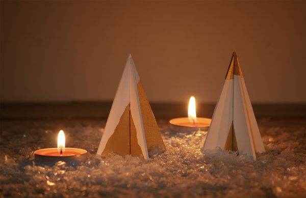 Holzaufsteller Winterbaum, 6 Stück (SONDERANGEBOT)