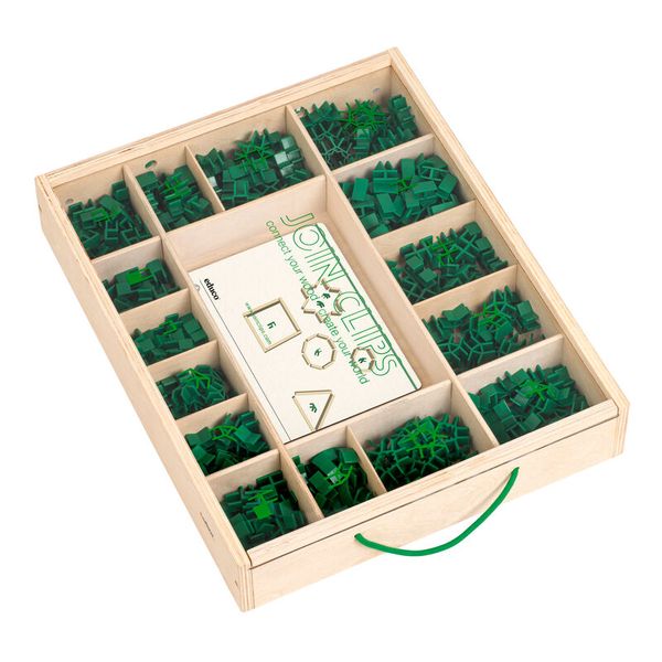 Holzbox, Kartenhülle, Grünes Konfetti, Modellbauzubehör, Sorter/Schachteln