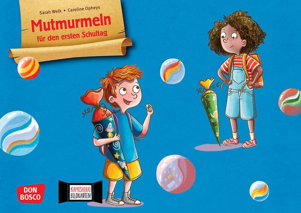 Kamishibai Bildkartenset - Mutmurmeln für den ersten Schultag