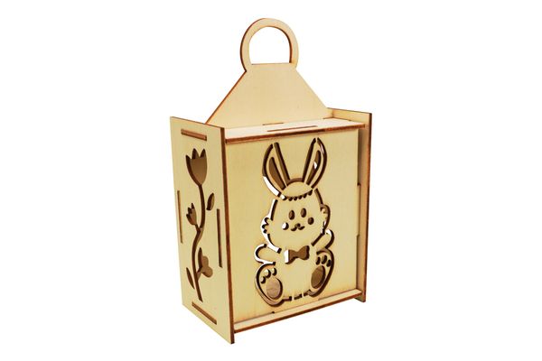Osterhasenlaterne zum Zusammenstecken, 4 Stück (SONDERANGEBOT)