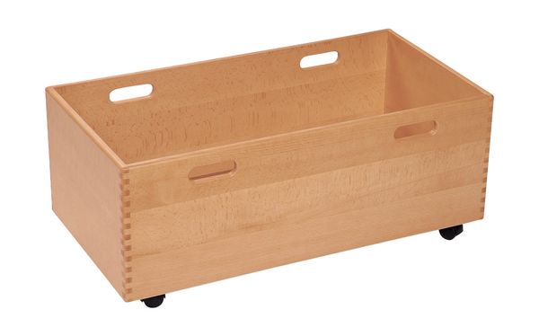 Holzkiste, Kistenbox, Holzkasten, Baukastenbox, Rollbox