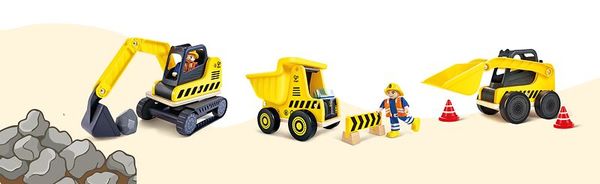 Baumaschine, Bauausrüstung, Kleinkind-Spielzeug, Kleinschaufelbagger, Gelber Lastwagen
