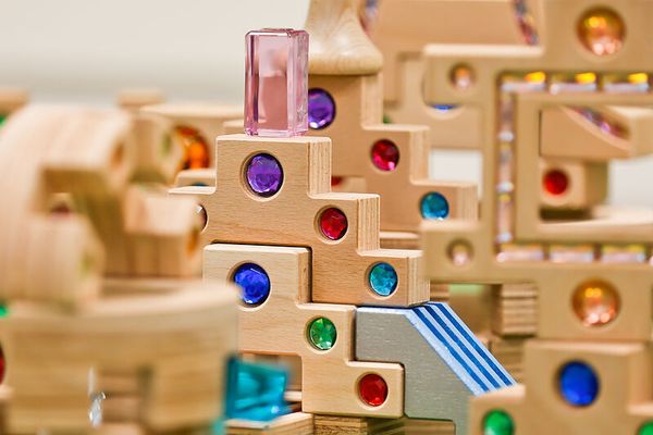 REGENBOGENLAND Regenbogensteine, 64 Bausteine REGENBOGENLAND Regenbogensteine, 64 Bausteine