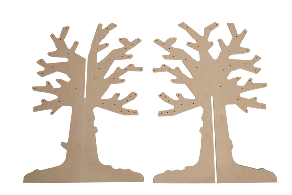 Jahresthemenbaum aus Birke Natur, 110 x 80 cm