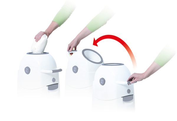 Windeleimer Diaper Champ, Regular, Höhe 56 cm, für ca. 30 Windeln