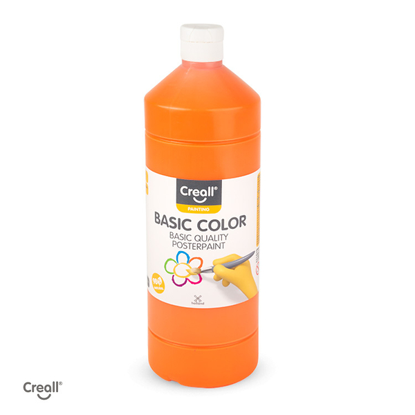orange, paint, poster paint, art supplies, bottle