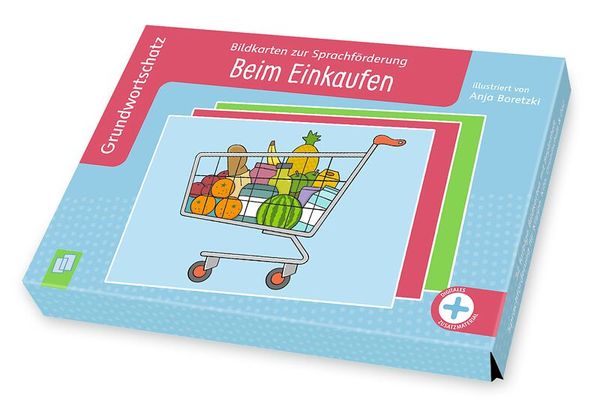 Bildkarten zur Sprachförderung: Grundwortschatz Beim Einkaufen