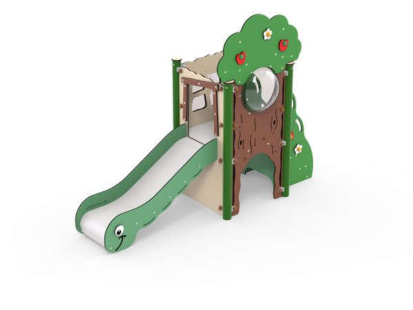 Spielgerät, Rutsche, Schaukel, Kletterturm, Kinderspielplatz