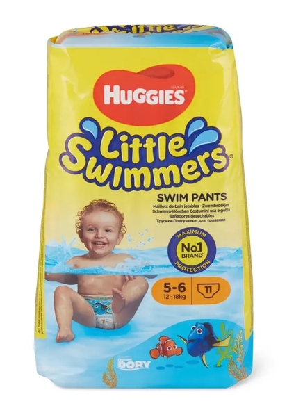 Huggies "Little Swimmers" Größe 5-6 76 Stk (4 x 19 Stk)