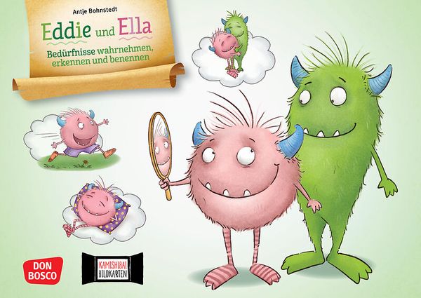 Kamishibai Bildkartenset - Eddie und Ella. Bedürfnisse wahrnehmen, erkennen und benennen