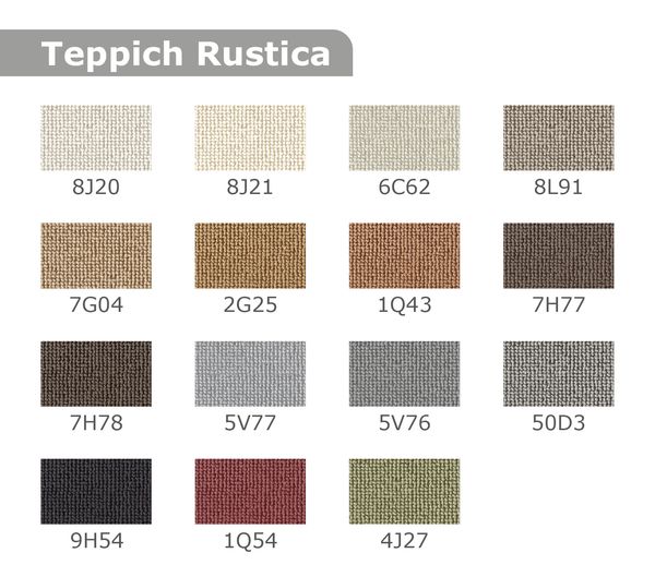 Teppich Rustica rund gekettelt, Farben & Größen wählbar