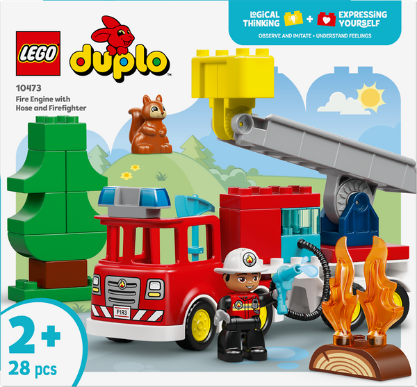 10473 LEGO® DUPLO® Löschauto mit Zubehör, 28-teiliges Set