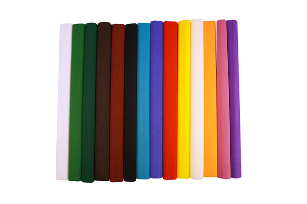 Werola Aquarola Krepppapier, 50x250cm, 10 Rollen, farbfest (Farbe wählbar) (SONDERANGEBOT)