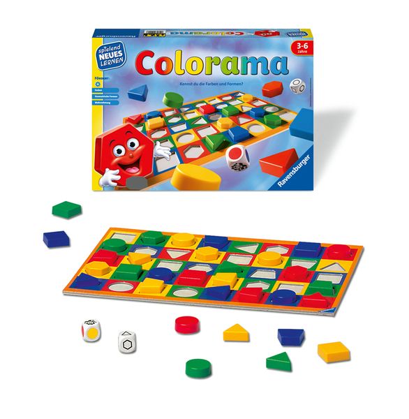 RAVENSBURGER Colorama, Lernspiel, bis zu 6 Kinder, 3-6 Jahre RAVENSBURGER Colorama, Lernspiel, bis zu 6 Kinder, 3-6 Jahre