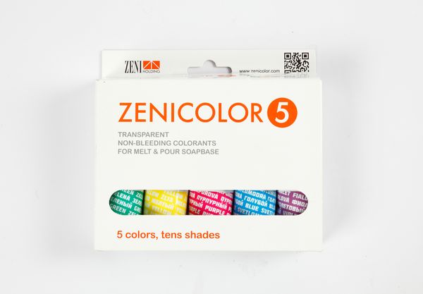 Seifenfarbe, 5 Stück je 30 g