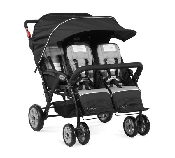 Zwillingswagen, Doppelkinderwagen, Baby Jogger, Schwarz, Dach?