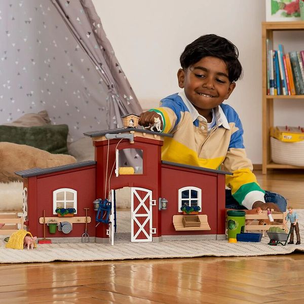 Schleich® Große Farm mit Tieren und Zubehör, 92 Teile