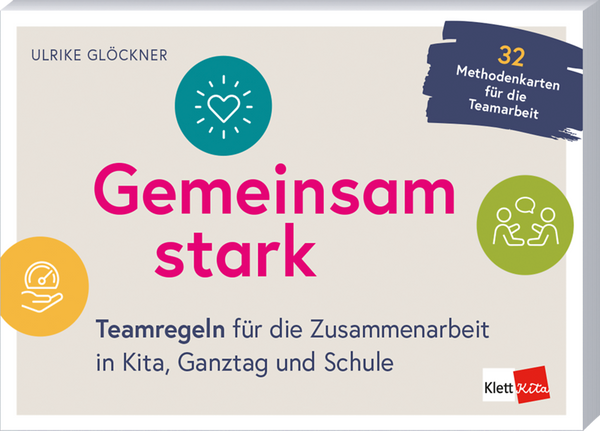 Kartenbox, Teamregeln, Klettkarten, Material, Bildschirm