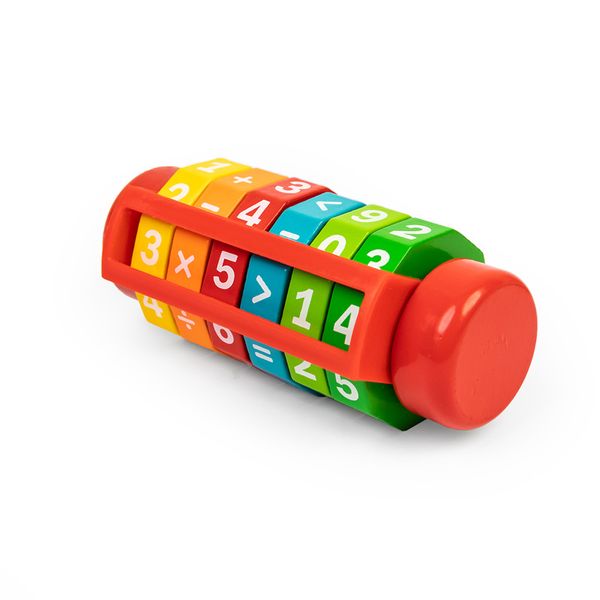 Taschenrechner Spielzeug, Mathematik Spielzeug, Rechentrainer, Zahlenwürfel, Kugelzylinder