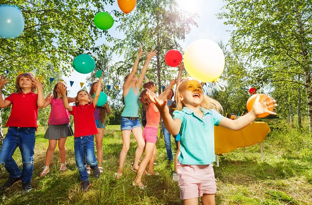 Kinder beim Sommerfest