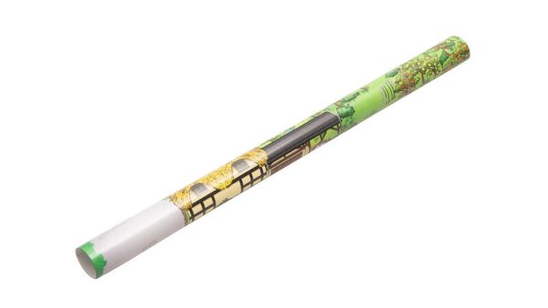 wrap, gift wrap, pattern, green, rolled