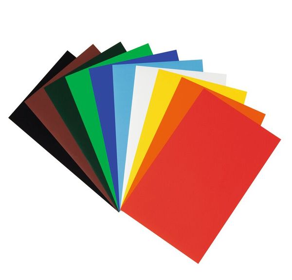 FOLIA Glanzpapier, 35 x 50 cm, farbig sortiert, 50 Bogen