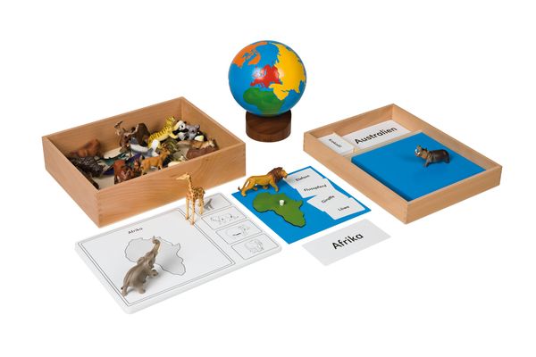 NIENHUIS MONTESSORI Tierkontinentenkiste