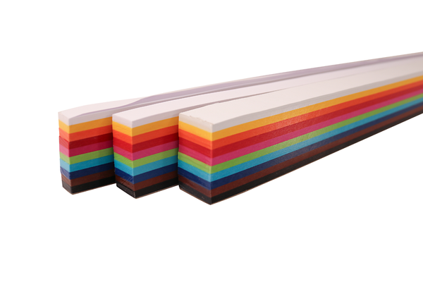 FOLIA Flechtstreifen 130 g/m², 1 cm x 50 cm, 200 Stück