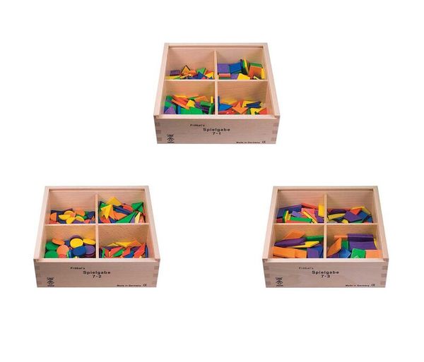 Holzspielzeug, Geometrische Formen, Sortierkasten, Bunte Formen, Spielzeugbox