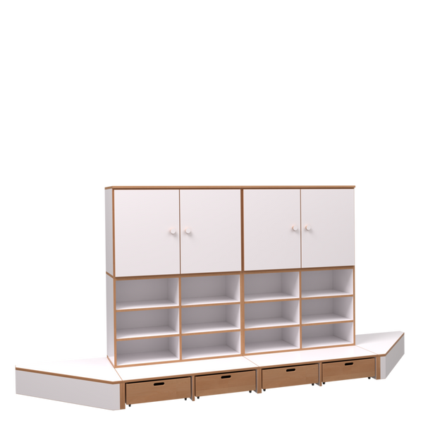 Sideboard, Schrank, Aufbewahrung, Weiß, Holz