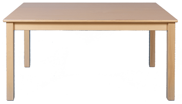 Rechtecktisch, 120 x 60 cm (mit Zarge), Dekor Birke, Tischbeine aus Holz Moebel, Tabelle, Kaffeetisch, Esstisch, Schreibtisch