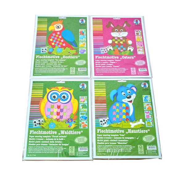Flechtmotive, 12 x 17 cm, Motiv wählbar, 4 Stück Flechtmotive, 12 x 17 cm, Motiv wählbar, 4 Stück